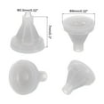 thumbnail image 2 of 5pcs Shower Head Replacement Nozzles, Silicone Nozzle Sprinkler Spout Round Nib Fit 4mm Hole, Light Grey, 2 of 6