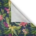 thumbnail image 4 of Ambesonne Luau Valance Pack of 2, Floral Blooming Jungle, 42"X18", Multicolor, 4 of 5