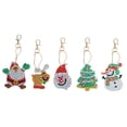 thumbnail image 1 of Bearachild 2022 4/5 Uds Diy Navidad diamante pintura llavero colgante taladro completo forma especial bordado de diamantes bolso de mujer regalo de Navidad Artesanía Tipo7 4 pezzi Bearachild HA008418-07B, 1 of 6