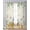 White Green, variant on Eucalyptus Leaves Sheer Curtains 63 Inch Length 2 Panels Set for Living Room/Bedroom, Daisy Flower Spring Watercolor Country Floral Bee Kitchen Curtains Grommet Curtains Window Treatments 42"x63"x2