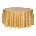 thumbnail image 1 of Fundas Para Silla – Mantel Redondo De Tafetán Arrugado De 120 Pulgadas – Mantel De Comedor Brillante Triturado Dorado Para Bodas, Fiestas, Cumpleaños, Despedidas De Soltera, 1 of 3