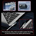thumbnail image 6 of CY USB5.0 80Gbps Male to Female Extension Adapter Low Profile Left Right Angled with 240W 16K 8K 5K Compatible with USB4.0 Thunderbolt3/4/5, 6 of 9