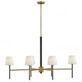 thumbnail image 4 of Hinkley Lighting - Saunders - 30W 6 LED Medium Linear Chandelier In Mid-Century, 4 of 9
