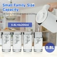 thumbnail image 2 of Small Electric Tea Kettle Stainless Steel, 0.8L Portable Mini Hot Water Boiler Heater, Travel Electric Coffee Kettle with Auto Shut-Off & Boil Dry Protection, 2 of 6