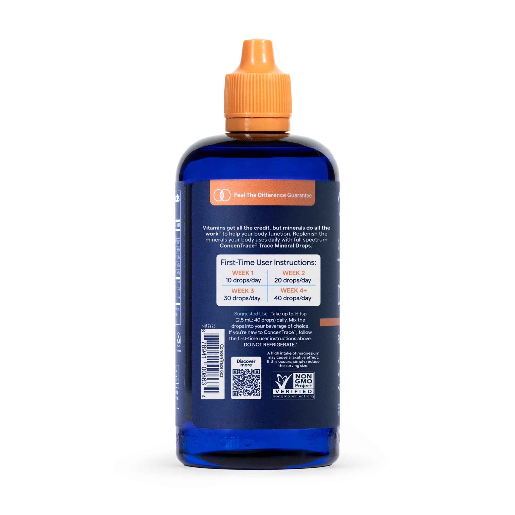 Trace Minerals ConcenTrace Mineral Drops for Energy, Digestion and Bone Health, 6 Fluid Ounce