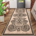 thumbnail image 2 of 2x6 FT Kitchen Runner Rugs Non Skid Washable, Faux Wool Rug Runners for Hallways Bathroom Carpet Runner, Soft Indoor Modern Floor Rug for Entryway Laundry Room, 2 of 11