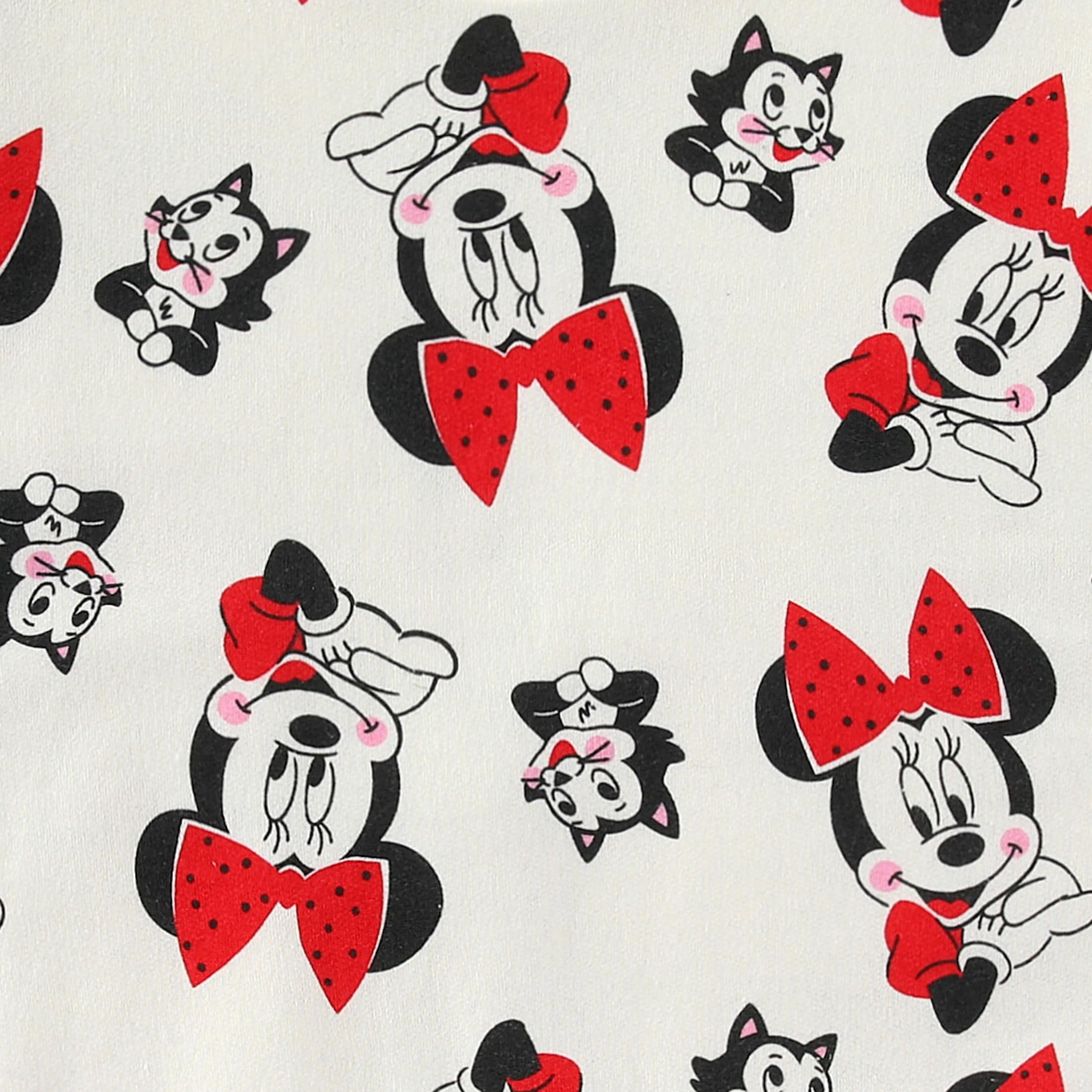 Disney Minnie Mouse Girls Fleece Sweatshirt and Skort Skirt