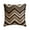 7. Brown (Chevron Chic), variant on Brown Throw Pillow Cover Couch, Sequins Beaded Leaf Design Tropical Theme Pillow Cover, 14x14 inch (35x35 cm) Throw Pillow Cover, Silk Throw Pillow Cover, Floral - Gold Leaves