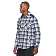thumbnail image 5 of Avalanche Men's Plaid Brushed Flannel Hiking Shirt Jacket With Pockets, 5 of 5