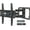 Black, variant on Mounting Dream TV Wall Mount for 32-65 Inch Television,Mount with Swivel and Tilt, Full Motion Bracket with Articulating Dual Arms, Fits 16inch Studs, Max VESA 400X400 mm, 99lbs, MD2380