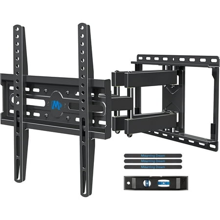 TV Wall Mount for 32-65 Inch Television Mount with Swivel and Tilt  Full Motion Bracket with Articulating Dual Arms Fits 16inch Studs Max VESA 400X400 mm 99lbs MD2380
