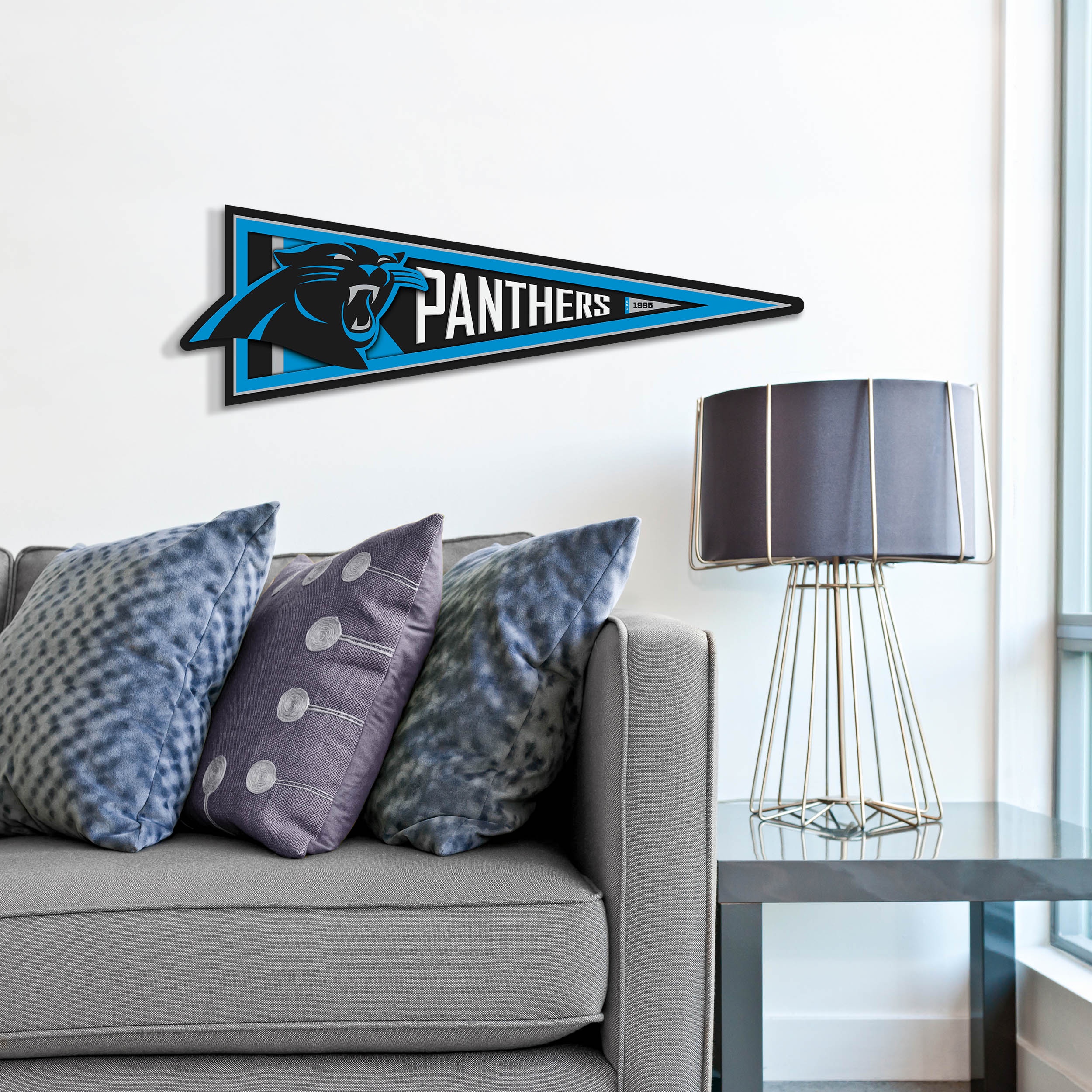 YouTheFan NFL Carolina Panthers Pennant Sign