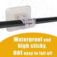 Curtain Rod Bracket No Drilling, Self Adhesive Curtain Rod Holders