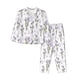 thumbnail image 1 of Balery Lavender Flowers Conjunto de Pijama con Estampado para Mujer, Conjunto de Dos Piezas con Manga Larga, Ropa de Dormir Suave con Bolsillos, Pijamas Cómodos-XX-Large, 1 of 7