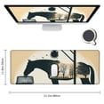 thumbnail image 2 of Mouse Pad - Horse Farm Animal Eating Grass Tree, 2 of 6