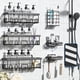 thumbnail image 1 of Organizador de Baño 6 Piezas, Organizador De Ducha Esquina, Accesorios para Baño con Repisas y Jaboneras, Estante para Baño Sin Taladro para Ducha y Pared (Negro), 1 of 4