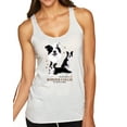 thumbnail image 1 of Wild Bobby, If It's Not a Border Collie It's Just a Dog Gift | Womens Dog Lover Premium Tri-Blend Racerback Tank Top, Heather White, Small, 1 of 3