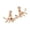 Rose Gold, variant on 1 Pair Women Earrings Jewelry Gift Women Rhinestone Ear Studs for Wedding,Rose Gold