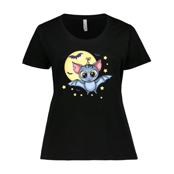 Inktastic Halloween Bat Women's Plus Size T-Shirt