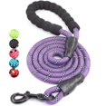 thumbnail image 1 of 5 Ft Dog Leash With Comcompatible Withtable Padded And Highly Threads Dog Lea Compatible With Medium And Lar Dogs, Purp, 1 of 2