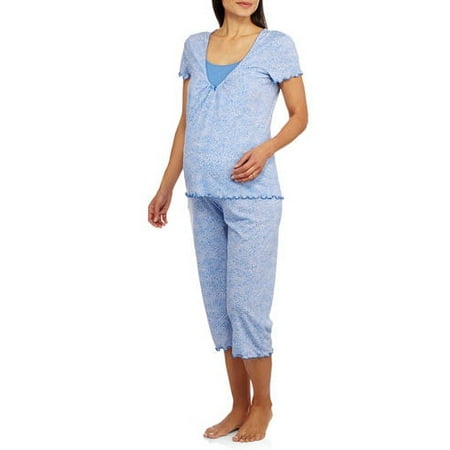 Jaclyn Women's and Women's Plus Halloween Printed Short Sleeve Notch Collar and Sleep Short Set, 2pc.