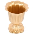 thumbnail image 6 of Set of 2 Iron Planter Flower Arrangement Vase Flowers Front Door Wreath Centerpieces Golden, 6 of 8