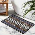 thumbnail image 4 of Enjoy Premium Comfort with our 20x32in Non-Slip Tribal Style Bath Rug Runner - Soft Luxury Microfiber, Machine-Washable Bathroom Rugs. Ideal for Tub and Shower. Upgrade Today!, 4 of 5
