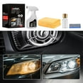 thumbnail image 4 of Headlight Cleaner, Headlight Restoration Kit, Automotive Headlamp Restoration Fluid Kit, Head Light Restoring Kits Spray, Headlight Lens Cleaner and Restorer Kits, Improve Nighttime Visibility, 4 of 7