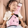 thumbnail image 3 of Seat Belt Cover Pad for Kids, Cute Animal Child Seatbelt Covers & Triangle Cushion for Girls and Boys, 3 of 6