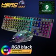 thumbnail image 4 of Tmvgtek T6 Gaming Keyboard Mouse Mouse Pad Wired Rgb Backlight 3-In-1 Kit (Negro) Tmvgtek Componentes de Computadoras, 4 of 9