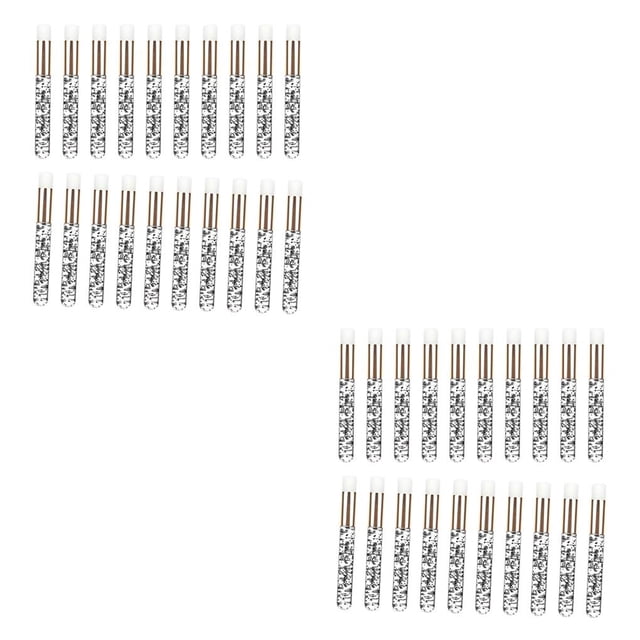 Minnieouse 20 Pieces Lash Shampoo Brushes Cosmetic Remover Off Lash Peel Tool Type6 NO6