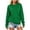 Green, variant on Tqcoqu Women's Solid Crew Neck Pullover Sweatshirt with Dual Front Patch Pockets,Long Sleeve Loose Casual Tops for Fall Winter,Black Women's S-XXL