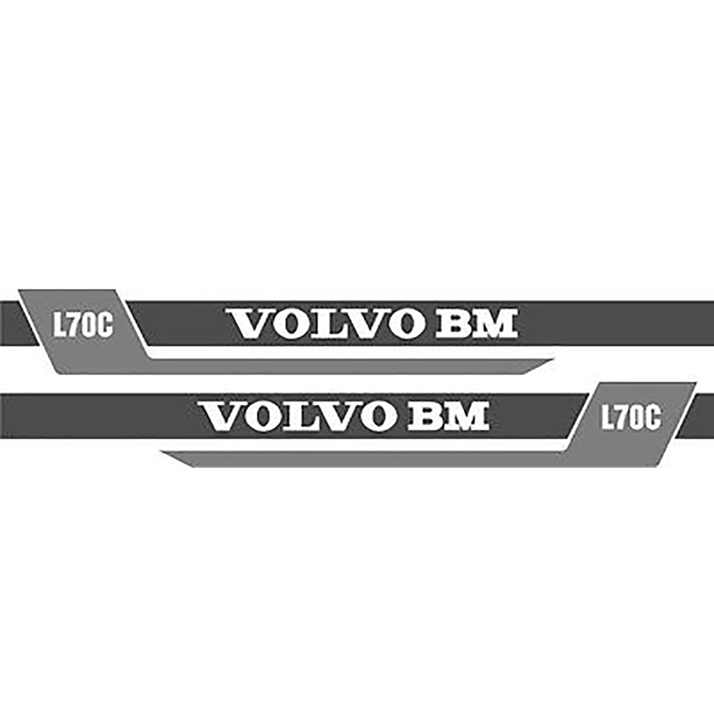 New Volvo BM Wheel Loader L70C NS (New Style) Decal Set