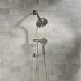 thumbnail image 3 of Better Homes & Gardens Deluxe Shower Combo with Magnetic Slide Bar Kit in Satin Nickel, 3 of 9