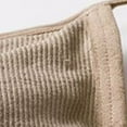 thumbnail image 3 of Wang6 Womens Seamless Camisole with Built in Bra Trendy Ribbed Spaghetti Strap Tank Tops Soft Stretchy Basic V Neck Cami Shirts Summer Tops Khaki One Size, 3 of 7