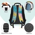 thumbnail image 5 of Yspwyqan Rainbow Axolotl Kids Backpack Set for Travel, with Lunch Box Water Bottle Bag, 17 Inch Lightweight Large Capacity Girls Backpack for Back to School Hiking, 5 of 7