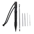 thumbnail image 2 of Set Flattener Knitting DIY Bracelet Weaving Tool 6pcs Black, 2 of 7