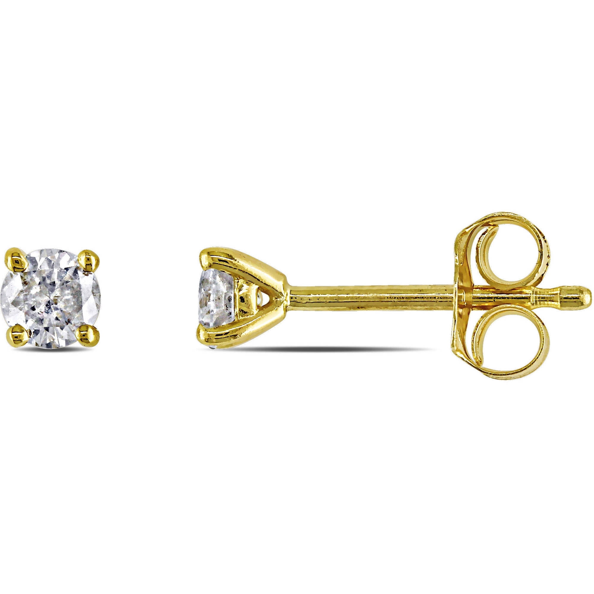 Everly Women's Diamond 14k Yellow Gold Earrings