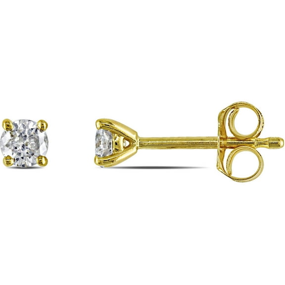Everly Women's Diamond 14k Yellow Gold Earrings