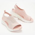 thumbnail image 1 of Casual Summer Washable Backless Orthopedic Sports Gradient Platform Fishmouth Beach Sandals Comfortable Knitted Platform Sports Sandals-KEEW, 1 of 3