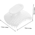 thumbnail image 4 of Scalp Massager Shower Hair Brush with Gentle Silicone Bristles for Wet and Dry Use and Deep Cleansing, 4 of 4