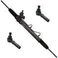 thumbnail image 2 of Detroit Axle Complete Power Steering Rack & Pinion Assembly [WITHOUT Sensor] + All 4 Inner & Outer Tie Rod Ends, 2 of 4