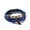 Blue, variant on Leather Bracelet 8 Inches 15mm Push Button L441