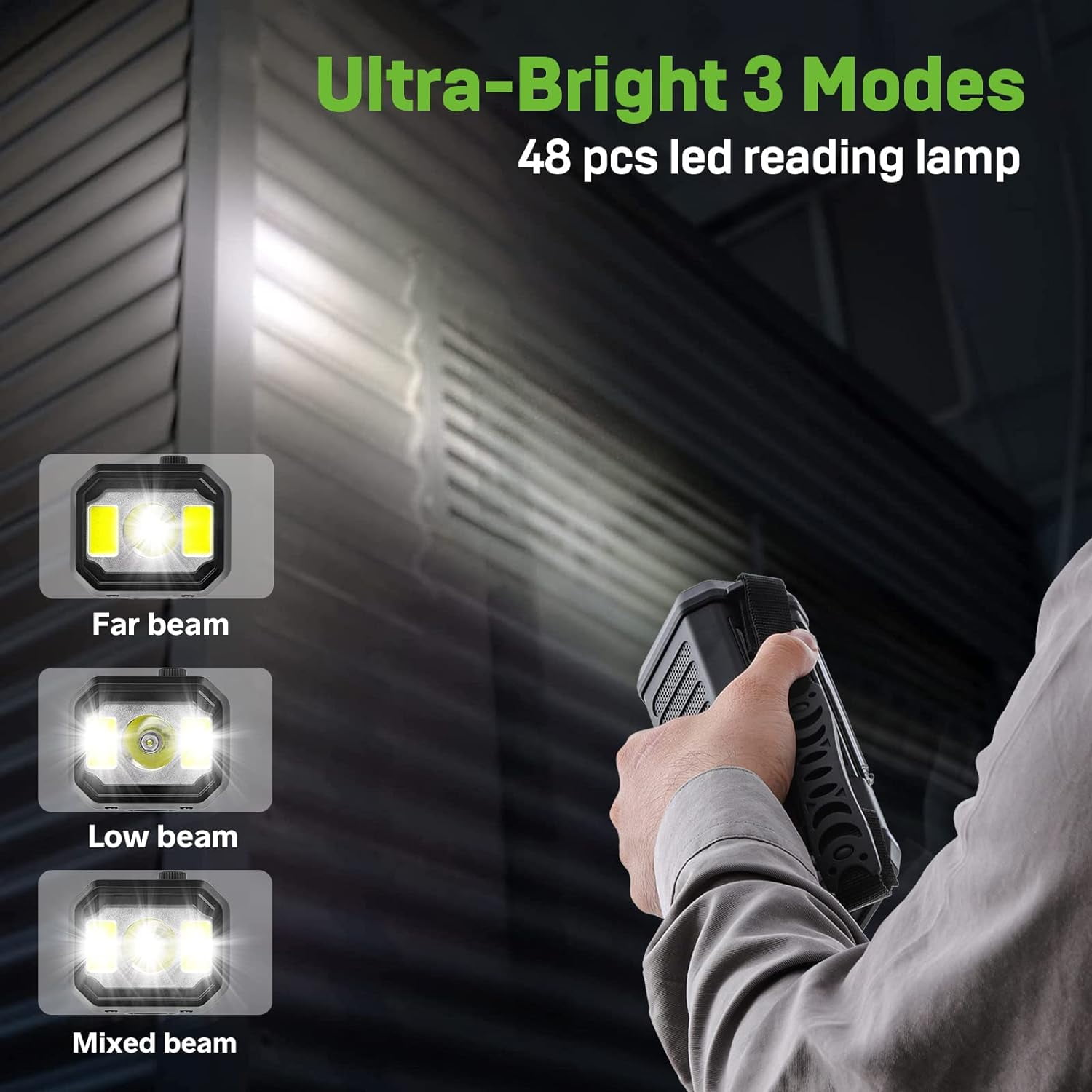 Hand Crank Emergency Radio,  Weather Radio with  Solar Radio,10000mAh Rechargeable Battery Powered, USB-C Charger, Flashlight, SOS Alarm, for Storm, Hurricanes Outdoor Survival Emergencies
