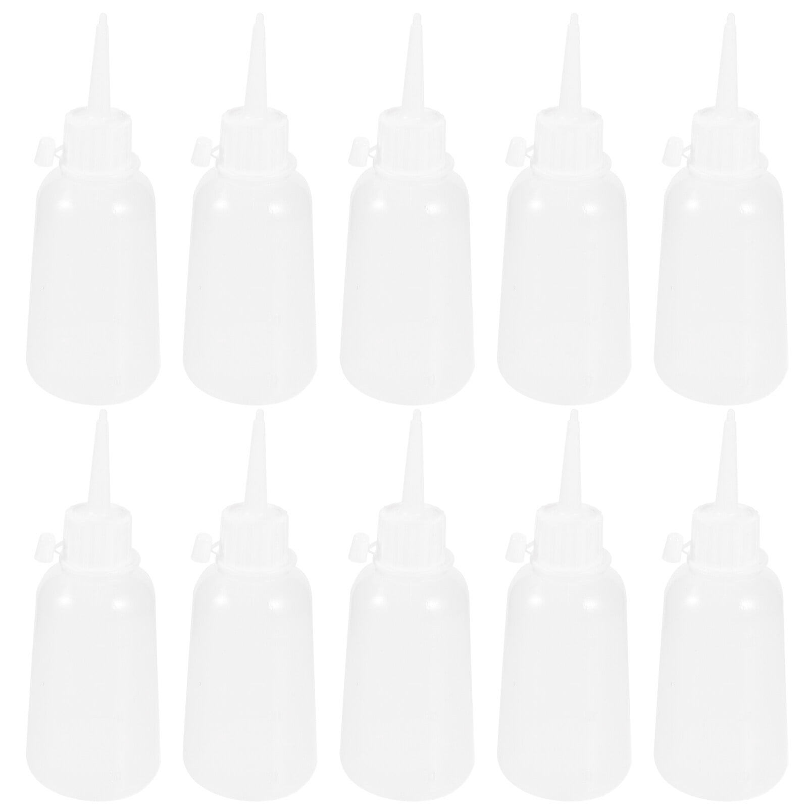 10Pcs Plastic Squeeze Bottles Glue Dispensing Bottles Bottles with Fine