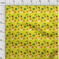 thumbnail image 2 of oneOone Cotton Cambric Yellow Fabric Merry Christmas Sewing Fabric By The Yard Printed Diy Clothing Sewing Supplies 42 Inch Wide - LU, 2 of 4