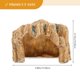 thumbnail image 5 of GOOHOCHY Modelo de resina de tortuga Tortuga de tortuga Hábitat de serpiente Plataforma de escalada Tortuga Cueva, 5 of 7