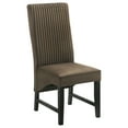 thumbnail image 3 of Barrand Upholstered Dining Side Chair Chocolate (Set of 2), 3 of 13