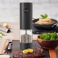 thumbnail image 4 of Electric Salt and Pepper Grinder One Hand Automatic Operation Adjustable Coarseness Battery Powered Automatic Grinding-A, 4 of 5