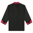 thumbnail image 4 of Doomiva Chef's Unisex Work Uniform Long Sleeves Restaurant Kitchen Cooking Chef Jacket Coat 03#Black 3XL, 4 of 7